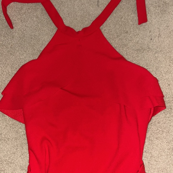Beautiful Red BEBE Dress—Worn Once! Size Small - Picture 4 of 6